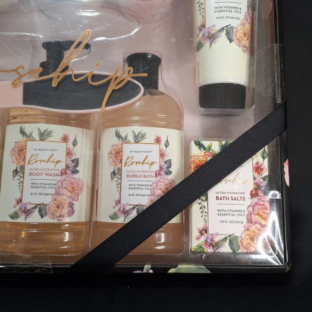 My Beauty Spot Rosehip 11pc Total Body & Foot‎ Care Collection Gift Set Xmas